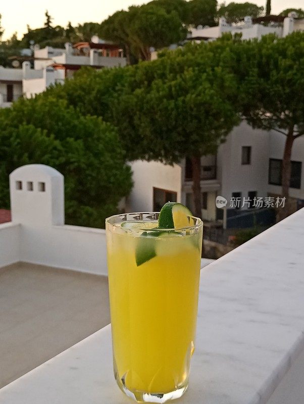 青柠伏特加鸡尾酒，bodrum mugla火鸡